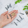 10Pcs Alloy Cord Ends FIND-FH0009-40AS-3