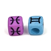 Opaque Acrylic Beads OACR-H052-03C-2