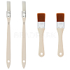 4Pcs 2 Styles Nylon Bristle Paint Brush AJEW-GF0012-96-1