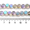 Electroplate Glass Beads Strands EGLA-C010-01A-HR02-4