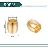 50Pcs 202 Stainless Steel European Beads STAS-UN0056-09-3