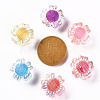 Transparent Acrylic Beads TACR-S152-10B-3