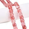 Cherry Quartz Glass Beads Strands G-T138-136-1