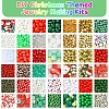 DIY Christmas Themed Acrylic & Glass Seed & Polymer Clay Beads Bracelet Kits DIY-FS0007-95-2