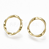 Brass Stud Earrings X-KK-S348-367-1