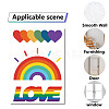 8 Sheets 8 Styles PVC Waterproof Wall Stickers DIY-WH0345-056-4