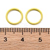 Spray Painted Iron Open Jump Rings IFIN-F149-B13-3