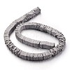 Electroplate Non-magnetic Synthetic Hematite Bead Strands X-G-F300-20B-F01-2