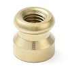 Golden Tone Round Wax Seal Brass Stamp Heads AJEW-M040-01G-D-3