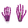 Halloween Skeleton Hands Bone Hair Clips LS-PHAR-H063-A01-2