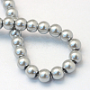 Baking Paint Glass Pearl Bead Strands X-HY-Q003-3mm-34-4
