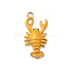 Alloy Enamel Pendants FIND-H055-15G-2