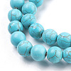 Synthetic Turquoise Beads Strands X-TURQ-S192-10mm-2-3