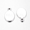 201 Stainless Steel Stamping Blank Tag Pendants X-STAS-Q109-2