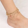 Bohemian Bell Alloy Tassel Anklets for Women FS-WG4DBF7-01-2