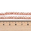 Baking Paint Electroplated Synthetic Non-magnetic Hematite Beads Strands G-H072-A01-01H-4