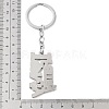Alloy Enamel Keychains KEYC-P020-A04-3