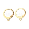 Ion Plating(IP) 304 Stainless Steel Leverback Earring Findings STAS-E103-06G-1
