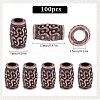100Pcs Tibetan Style Zinc Alloy Beads FIND-SP0001-95A-2