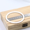 Plastic Macrame Wreath Floral Ring Hoop PW-WG40709-03-1
