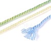 30M Segment Dyed Macrame Cotton Cord OCOR-T018-01S-3