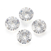 Cubic Zirconia Pointed Back Pendants X-ZIRC-N037-6mm-01-1