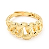 Rack Plating Brass Crown Adjustable Ring for Women RJEW-E064-07G-2