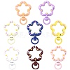 10Pcs Spray Painted Alloy Swivel Snap Hook Clasps FIND-FS0004-56-1