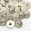 1-Hole Plating Acrylic Shank Buttons BUTT-D002-01-1