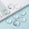 Transparent Glass Cabochons X-GGLA-R026-30mm-8