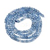 Natural Devil Blue Aquamarine Beads Strands G-B175-C02-2x2mm-3