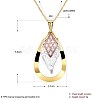 Fashion Brass Pendant Necklaces NJEW-BB23101-6