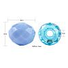500Pcs 5Colors Electroplate Glass Beads EGLA-LS0001-01A-3