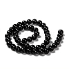 Natural Eyeless Obsidian Beads Strands G-K123-06-8mm-2