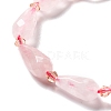 Natural Rose Quartz Beads Strands G-B028-A02-4