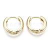 Brass Huggie Hoop Earrings KK-S348-512-NF-2
