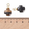 Natural Mixed Stone Pendants PALLOY-JF05432-3