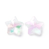 Electroplate Glass Charms GLAA-H104-A10-2