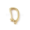 Brass Twister Clasps KK-L245-38G-1