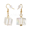 Brass Dangle Earrings EJEW-JE04594-5