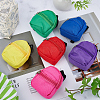 6Pcs 6 Colors Casual Mini Cloth Doll Backpack AJEW-GF0008-36A-4