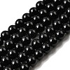 Natural Black Obsidian Beads Strands LS-G-L632-A01-8mm-2