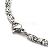 304 Stainless Steel Pendant Necklaces for Women Men NJEW-G123-14P-4