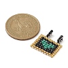 Handmade Loom Pattern Seed Beads PALLOY-MZ00158-3