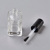 Transparent Glass Nail Polish Empty Bottle MRMJ-WH0026-02D-2