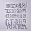 Alphabet Iron On Transfers Applique Cool Heat Vinyl Thermal Transfers Stickers For Clothes Fabric Decoration Badge DIY-WH-0151-34B-2