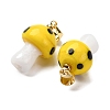 Handmade Lampwork Pendants LAMP-S069-08G-08-2