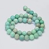 Natural Amazonite Beads Strands G-K068-03-8mm-3