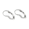 316 Surgical Stainless Steel Leverback Earring Findings STAS-P319-36P-1
