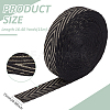 15M Polyester Metallic Herringbone Ribbon OCOR-BC0007-79-2